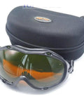 Premium Laser Safety Glasses With Killer OD5 Protection On Dual Bands Covering Violet Blue Green And Near Infrared Light From 190 To 540Nm And 800 To 1700Nm Scratch Proof Tough Glass Goggles with case