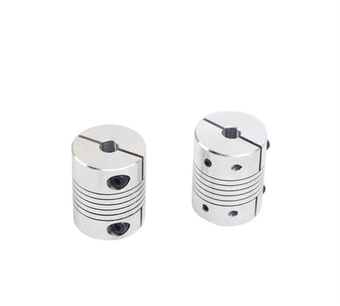 Heavy Duty Aluminum Flexible Shaft Coupling For Motors With Encoder Hole Elastic Clamping, high hardness, suitable for 6-16mm shafts