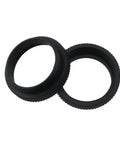 Heavy Pro Move Aluminum C To Cs Lens Adapter Extension Tube For Cctv Security Cameras Featuring Zero Fuss Threads And Hella Secure Spacer Ring Setup Hardware Accessories, close-up of two black adapter rings.
