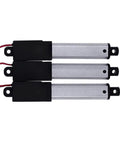 Pro Heavy Duty 12V Electric Linear Actuator Motor With 30Mm 50Mm Stroke Smooth Pull Power For Tight Rig Builds showing three motors with sleek metal housing.