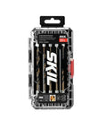 Drill bit set in clear case, compatible with Cordless Drill Driver With A Half Inch Chuck 20V Power Includes 2Ah PWR CORE 20 Lithium Battery