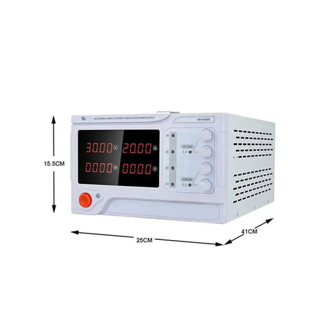 Beefy Precision Adjustable Bench DC Power Supply 100V To 400V, 5 To 40A, Switching Variable Output For Lab Testing, Aging Studies, And Teaching, Stable Voltage, Easy Setup Color 6005 110V, 25x15.5x41cm