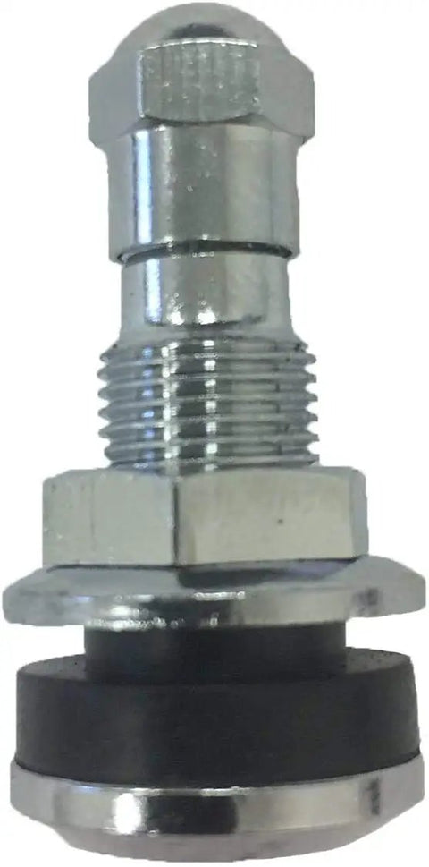 TR416S 1 Inch Outer Mount Metal Clamp In Valve Stem Four Pack With High Temperature Core 0.453 and 0.625 Inch Rim Holes