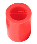 Top Notch Red Silicon Intake Vacuum Hose Covers Kit, 10 Pack Universal 16mm Engine Bay Weatherproof Plugs That Rock, Durable Oil Resistant Fit For Any Car Under The Hood. red silicone 16mm vacuum plug