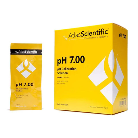 pH 7.00 Calibration Solution Pouches Box Of 25 20 mL Each Lab Grade Buffer NIST Traceable Standards Compatible With Any pH Probe