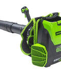Tough As Nails Brushless Cordless Backpack Leaf Blower with 60V motor and lightweight design for yard work.