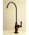 Restoration Style Oil Rubbed Bronze Water Filtration Faucet with Solid Brass and Zinc Alloy Build on deck mount