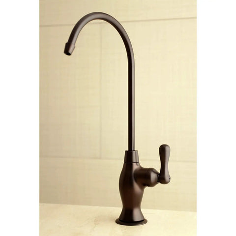 Restoration Style Oil Rubbed Bronze Water Filtration Faucet with Solid Brass and Zinc Alloy Build on deck mount