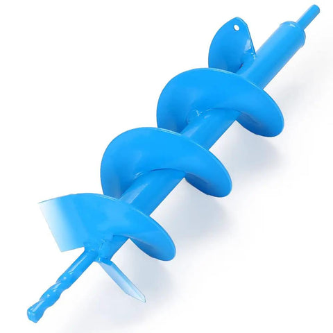 16 Inch by 4 Inch Upgraded Auger Drill Bit With Thickened Sharp Blades and Tungsten Carbide Cemented Blades for Ice Fishing Ice Augers
