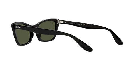 Lady Burbank Cat Eye Sunglasses For Women Black Frame With Green Lenses 55mm Ultra UV Protection X Small Fit Narrow Face street style