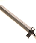 OEM Replacement Rip Fence For RTS10G RTS10NS 10 Inch Table Saw showing durable silver rail with alignment clamp.