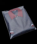 Shirt in Self Sealing Cellophane Bags For Shirts And Clothing, Thick Resealable Poly Bags With Adhesive Seal, 10 By 14 Inches, 100 Pack
