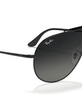 Wings Shield Sunglasses Unisex Non Polarized 33 mm Frame In Black And Grey Gradient Lenses Durable Lightweight Plastic Design With Case Included For Everyday Dope Style And Casual Wear
