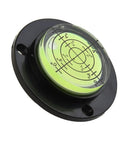 50mm x 12mm Round for spirit Level with clear bubble and calibration lines for precise leveling in all directions.