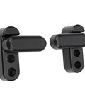 Kickass 180 Degree Rotating RV Table Lock Clip With Wicked Strong Steel Buckle For Thick Panels And Camper Trailers, black plastic latches.