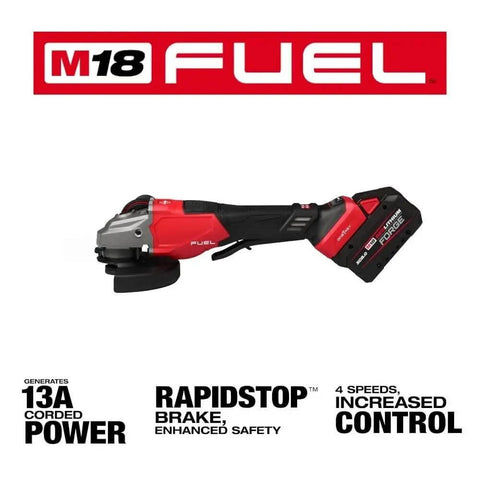 Heavy Duty Brushless Angle Grinder Kit Featuring Variable Speed Control And Anti Vibration Grip For 4.5 To 6 Inch Cutting Discs built like a tank with ergonomic design.