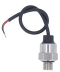 Front view of Rugged Pressure Transmitter 0 To 100 Psi With 4 To 20 mA Output Beefy Workhorse One Quarter Inch Thread Sensor