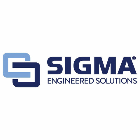 Logo of Sigma Engineered Solutions with linked blue squares and bold text.