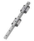 Miniature Linear Guide Rail Kit With 2 Slide Blocks For 3D Printers And CNC Machines, Stainless Steel Rail, 100mm Length, Heavy Duty Linear Bearing, 2.84 kN Dynamic Capacity, Durable Precision