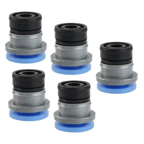 Bowde ECAS04 3D Printer Pneumatic Fitting Straight Quick Connect for PTFE Tubing, Embedded Collet Clips, 5Pcs BCZAMD