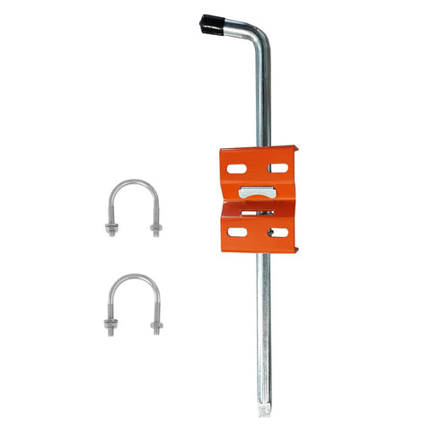 18 Inch Solid Steel Anchor Cane Bolt Gate Drop Rod For Round Tube Gates Built Tough As Nails To Resist Hard Winters With A Breeze Pre Install Setup