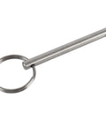 Quick release pin with ring, 1/4 in dia, 3 in long, 316 stainless steel marine hardware