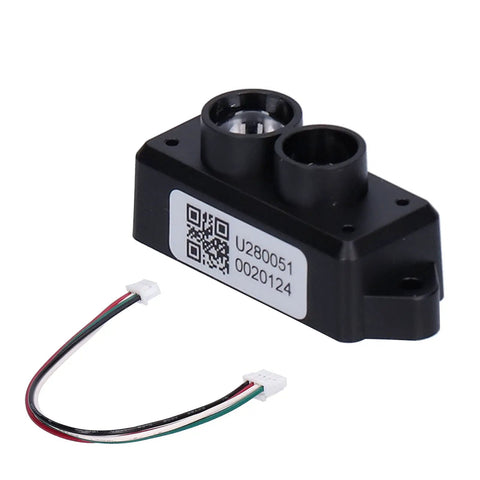 Compact Lidar Sensor For Vehicle Detection With Ultra Small Form Factor And Precise Distance Readings Single Point Ranging 0.112m Range For Diy Projects And Professional Use, shown with wires