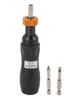 Precision Screwdriver Set With Auto Stop, 0.5-3 Nm Range, RTD-3 Driver, Hex Socket Connector, Wrench Style Handle, Includes 2 Screw Bits For Circuit Boards And Tiny Electronics, Ergonomic Grip, Versatile Bit Connection For Electronics.