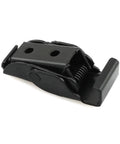 Black Stainless Steel Draw Toggle Buckle 2 Pack 40x16mm Beefy Heavy Duty Spring Loaded Hook Type Box Latch for maintenance