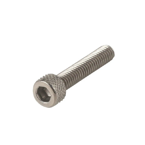 Top Shelf Grade Two Titanium Hex Socket Cap Screws Din 912 M8 Metric Knurled Grip Industrial Hardware Pack screw with a knurled head.