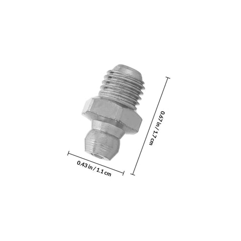 Twenty Pieces Of Grease Fitting Tips Replacement Straight Nozzle Kit For Your Ride Perfect For Quick Fixes And Making Maintenance Super Easy When You Need Some Serious Vehicle Repair Parts To Keep Things Rolling Smooth Like A Charm. 1.1 cm steel grease fitting tip