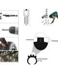 200 Pcs 9 Mm Tungsten Carbide Anti Slip Tire Spikes Reusable Screw Mount Bike Boot Shoe Crampon setup and installation instructions.