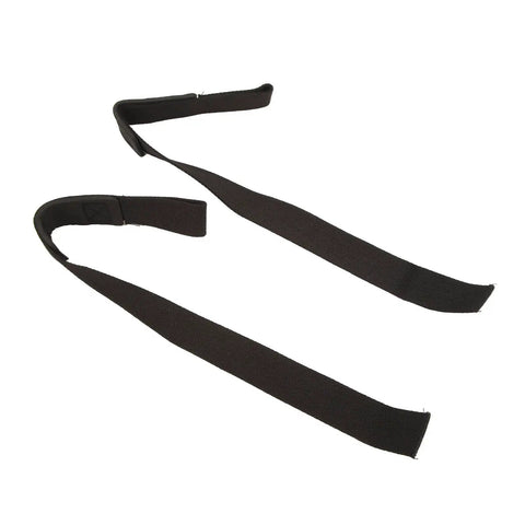 Black weightlifting wrist wraps and deadlift straps with foam padding anti slip grip cotton comfort for strength training palm fit design