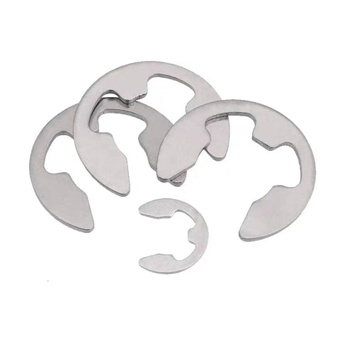 Stainless steel E-type circlips from Must Have Cir Clip Pliers Kit Set For C Type And E Type Stainless Steel External And Internal Retaining Circlips Holes Shaft Collar Spring Washer Tools Yellow Pliers For Auto Motorcycle Mechanical Maintenance And Repair