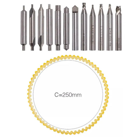 Premium Key Cutting Machine Drill Bits Cutter Set For 368A 339C Locksmith Tools High Speed Steel HSS Aluminum Vertical Key Machine Sharp End Mill 44 5 Mm Hardcore Build Top Shelf Gear That Crushes Workloads Fast For Real. 250mm set with HSS key cutter bits and yellow ring