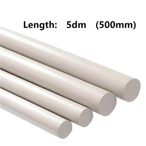 Round Bar 5dm Length High Temperature Resistant Plastic Rod For DIY Projects In Multiple Diameters 3mm 6mm 8mm 10mm 12mm