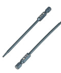 Heavy Duty Magnetic Hex Shank Screwdriver Bits Kit With 10 Pc T8 Star Security Heads Made From Tough S2 Steel For High Torque Drilling And Power Tool Jobs That Need Serious Durability And Grip To Get The Work Done Right Away. 100mm S2 steel T8 star bit set