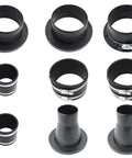 SnapMag 18-Piece Magnetic Dust Collection Super Pack components including rubber unions, hose clamps, and adapters.