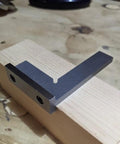 3 Inch Engineer Square Workhorse For Precision Layout And Machining, 90 Degree Right Angle Ruler on wooden block