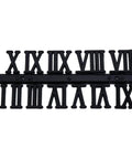 DIY Clock Numerals Replacement Kit Black Arabic And Roman Numbers For Quartz Wall Clocks, Durable Plastic Parts displayed