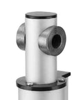 Close-up of Beefy 850mm Linear Actuator 12V 24V Electric Lift With 5000N Thrust showing metal components and connections.