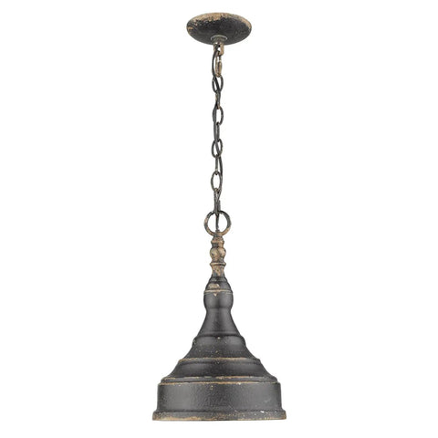 Keating Mini Pendant Light In Antique Black Damp Rated Ceiling Fixture With Warm Cream Interior To Brighten Up Sinks Or Kitchen Islands And Grouping, Modern Farmhouse Style