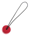 Red dust cap with loop for 5 Pack Scuba Tank Valve Dust Cap Protectors And Lightweight Valve Cover Caps For Diving Easy Snap On Durable Gear Accessory Keeps Air Tank Valves Clean Safe And Ready For Underwater Adventures.