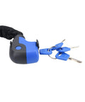 Heavy Duty 900mm Bike Chain Lock With 6mm Links Cloth Sleeve For Paint Protection 360 Degree Rotating Lock Head and four spare keys