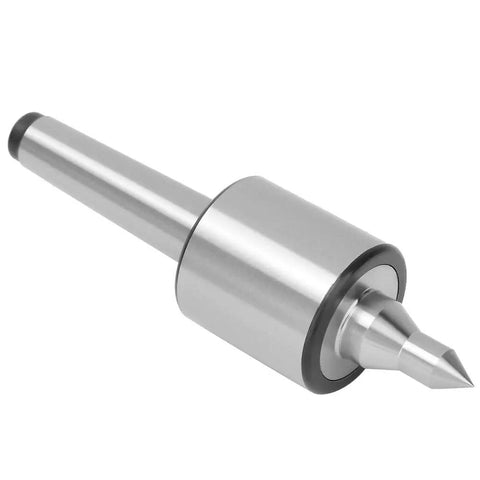 High Accuracy Triple Bearing Live Center For Metal Lathe Turning With Dustproof Seal, CNC ready tailstock view.