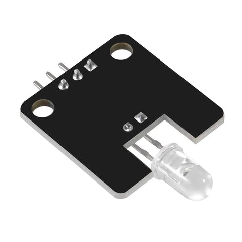 4 Piece 38KHz IR Transmitter And Receiver Sensor Modules Kit, showing a single transmitter module with LED for DIY remote control projects.