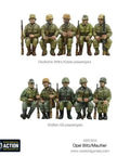 Opel Blitz Maultier WWII Truck 1 56 Scale Tabletop Miniatures Set Plastic Paintable 28mm WWII Soldier Figures Unpainted Minis