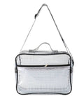 Rugged Anti Static Pvc Engineer Bag Waterproof Crossbody Shoulder Satchel Transparent Tool Organizer Hella Tough, clear design with adjustable strap.