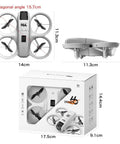 Dimensions of HD Drone With Dual Cameras For Aerial Photography Remote Control Beginner Friendly With Intelligent Obstacle Avoidance