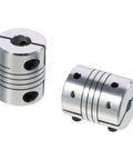Rock Solid Aluminum Stepper Motor Shaft Coupler Dual Hole Heavy Duty Clamping Link Dead Set Precision Fit For 3D Printers And Cnc Machinery Smooth Vibration Free Setup Built Different, 30x25mm design.